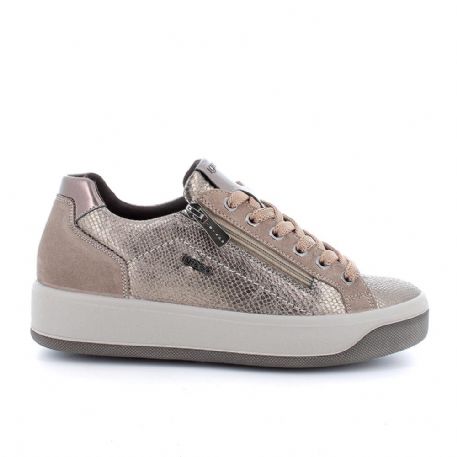 SNEAKERS IGI&CO DONNA IN PELLE BRONZO 6669633