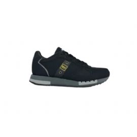 SNEAKERS BLAUER UOMO QUEENS02 MAN NUBUCK RUNNING F4QUEENS02/PUL/BLK