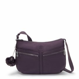 BORSA A TRACOLLA KIPLING IZELLAH ULTIMATE PLUM 23X12X33CM KPK0214467U1