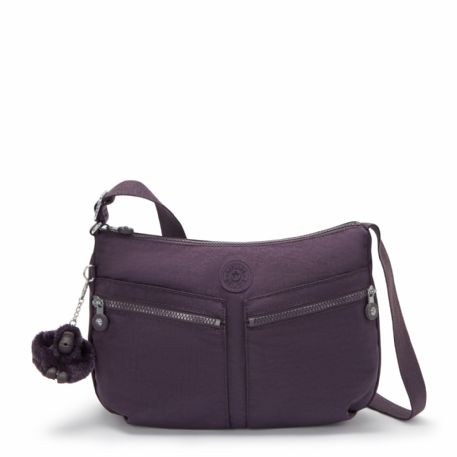 BORSA A TRACOLLA KIPLING IZELLAH ULTIMATE PLUM 23X12X33CM KPK0214467U1