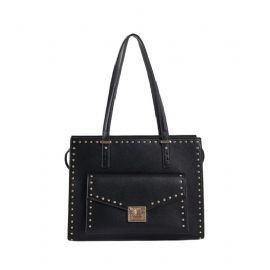 BORSA GAUDì DONNA SHOPPING BAG NERA CON BORCHIE 34X25X12CM V4AI-11780_V0001