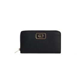 PORTAFOGLIO GAUDì DONNA  ZIP AROUND BLACK 20X11X2CM V4AI-11815_V0001