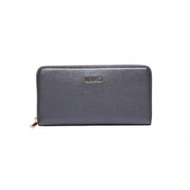 PORTAFOGLIO LIU JO  ECS S BIFOL ANTRACITE GRANDE ZIP 19X2X10CM AF4025 E0037 04020