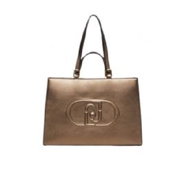 BORSA LIU JO DONNA SHOPPING BAG L TOTE BRONZO MET. 40X15X28CM AF4245 E0332 04000