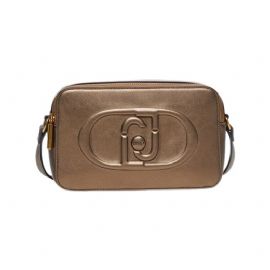 BORSA TRACOLLA LIU JO DONNA CAMERA CASE BRONZO METT. 22X8X14CM AF4248 E0332 04000
