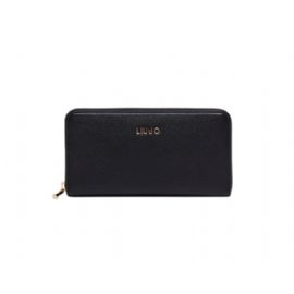 PORTAFOGLIO LIU JO  ECS M ZIP BLACK 19X2X10CM AF4281 E0037 22222