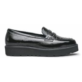MOCASSINO NEROGIARDINI DONNA  I013143D /100 NAPLAK NERO