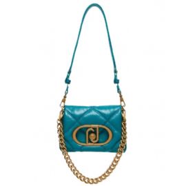 BORSA TRACOLLA LIU JO DONNA ECS S LA PUFFY COBALTO MATELASSE' 19X6X13CM AF4269 E0426 S1108