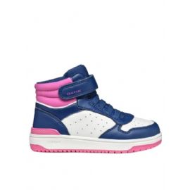 SNEAKERS ALTE GEOX BAMBINA J WASHIBA A - GEOBUCK+LYCRA  NAVY/WHITE 28>35 J36HXA 05415 C4211/A