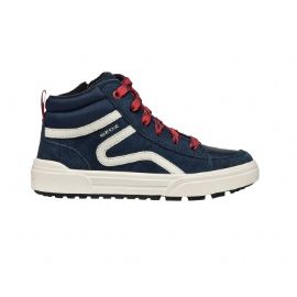 SNEAKERS GEOX BAMBINO J WEEMBLE B. A - SCAM.+NYLON   NAVY/RED 28>35 J36HAA 022FU C0735/A