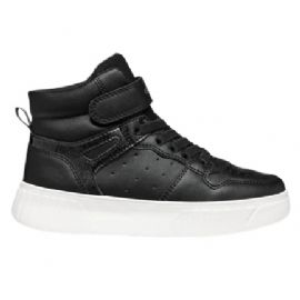 SNEAKERS GEOX ALTA BAMBINA  J MIKIROSHI B - VI.SIN+VER.GLI BLACK 28>35 J46DVB 0BCKC C9999/A