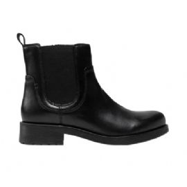 STIVALETTI GEOX DONNA D RAWELLE A - NAPPA SHEEP LEA  BLACK D166RA 000TU C9999