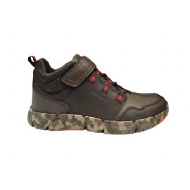 SNEAKERS GEOX BAMBINO J FLEXYPER BLACK RED SNEAKERS AMPHIBIOX ALTA J949XA 032FU C0048