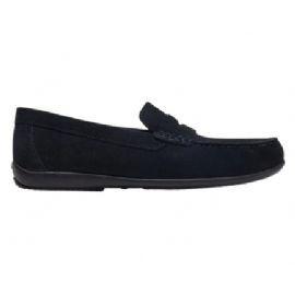 MOCASSINI GEOX UOMO U U ASCANIO C - SCAM. NAVY SLIP-ON U450WC 00022 C4002         