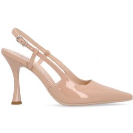 DECOLLETE' NEROGIARDINI DONNA VERNICE CIPRIA 6027  TPU TITO NATURALE TACCO TACCO 9,5CM E512241DE/614