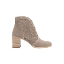 TRONCHETTO NEROGIARDINI DONNA VELOUR CRETA VELOUR CRETA TR CAPUA BEIG TACCO 7CM E512710D/451