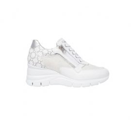 SNEAKERS NEROGIARDINI DONNA SKIPPER BIANCO T.RETE CHIC 1 BIANCO T.GIOVE BIANCO/GRIGIO E512940D/707