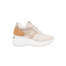 SNEAKERS NEROGIARDINI DONNA VELOUR YOGURT T.RETE CHIC 1 OSSO 1 ETOILE MIELE T.BOSTON E512961D/714