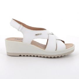 SANDALO CON ZEPPA  ENVAL SOFT DONNA NAPPA SOFT BIANCO 7778722