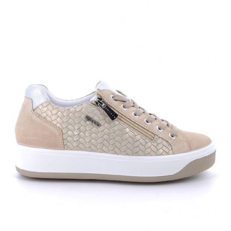SNEAKERS  IGI&CO DONNA SCAM.SU/VIT.LAM AVORIO 7656522