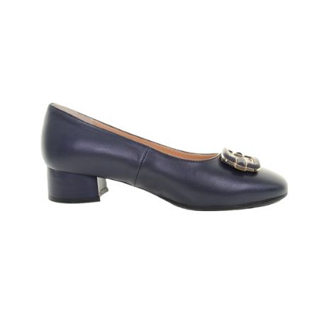 BALLERINE CON TACCO SOFFICE SOGNO DONNA IN PELLE TACCO 3,5CM  E5CR35C2 CUBA OCEANO
