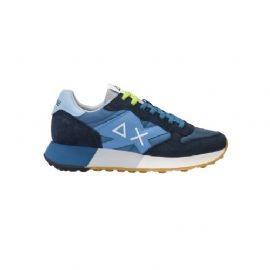 SNEAKERS UOMO SUN68 FOOTWEAR ADULT JAKI 2.0 BICOLOR RUNNING SHOE NAVY BLUE/AVIO SCURO Z35112 0780