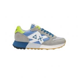 SNEAKERS UOMO SUN68 FOOTWEAR ADULT JAKI 2.0 BICOLOR RUNNING SHOE GRIGIO CHIARO/AVIO Z35112 0656