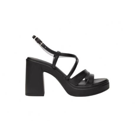 SANDALO CON TACCO NEROGIARDINI BAROLO NERO PU.TOLOSA NERO TACCO 9,5CM E513660D/100
