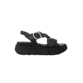 SANDALO CON ZEPPA NEROGIARDINI DONNA TAMIGI NERO TR VENEZIA E513696D/100