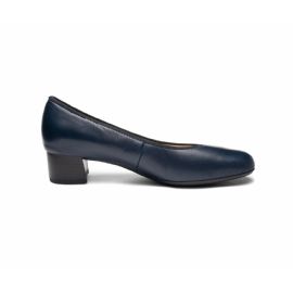DECOLLETE' ARA SHOES DONNA NAPPASOFT BLAU VICENZA-HIGHSOFT TACCO 3,5CM  12-16601-13