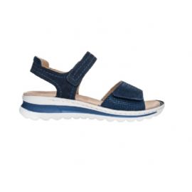 SANDALO ARA SHOES DONNA MOONIKID,SAMTCHEVRO BLAU/BLAU,BLAU TAMPA-S 2.0 12-47207-03