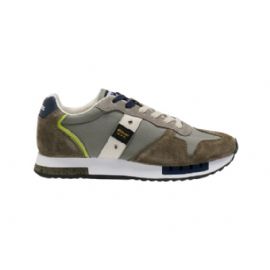 SNEAKERS BLAUER UOMO RUNNING S5QUEENS01/NUB/QUEENS01-MILITARY/GREY
