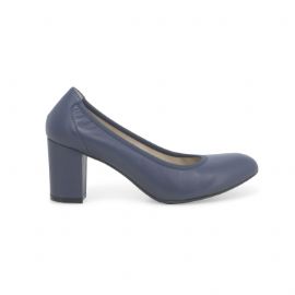 DECOLLETE' MELLUSO DONNA NAPPETTA ABYSS BLU TACCO 4CM D110Z ABYSS