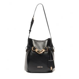 BORSA A SPALLA LIU JO DONNA ECS S BUCKET NERO 22x14x25CM AA5049 E0037 22222