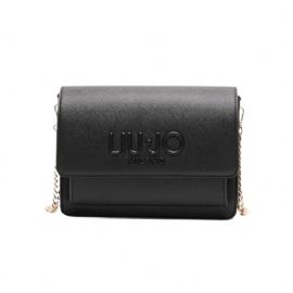 BORSA TRACOLLA LIU JO DONNA ECS M CROSSBODY NERO 22X6X163CM AA5152 E0087 22222