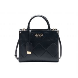 BORSA  LIU JO DONNA PICCOLA CON CHARM BLACK  25X10X20CM AA5192 E0778 22222