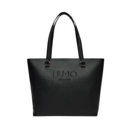 BORSA  LIU JO DONNA SHOPPING BAG BLACK  42x12x31CM AA5321 E0087 22222