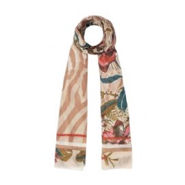 FOULARD  LIU JO DONNA STOLA BEIGE ANIMALIER FLOREALE 90X180CM 2A5030 T0300 00005