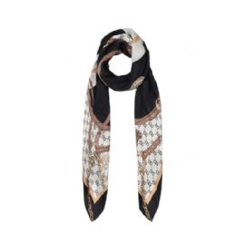 FOULARD  LIU JO DONNA STOLA MANHATTAN NERO 120x120CM 2A5053 T0300 22222