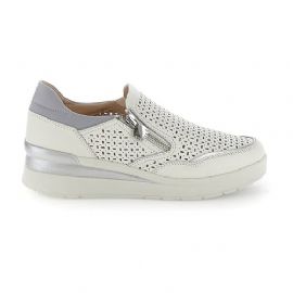 SNEAKERS STONEFLY DONNA CREAM 50 NAPPA LTH STEAM GRAY 220736 346