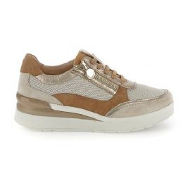 SNEAKERS STONEFLY DONNA CREAM 52 VELOUR/TEX BIJOU BLUE/BLUE HEAVEN 220740 CBQ