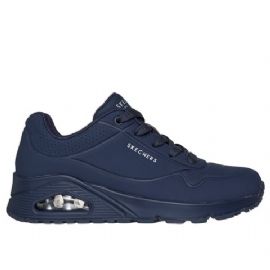 SNEAKERS SKECHERS DONNA UNO STAND ON AIR BLU NAVY SCURO 73690 DKNV