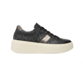 SNEAKERS  NEROGIARDINI DONNA GUANTO NERO T.GIOVE NERO/GRIGIO  T.BRILL ANTRACITE PU.GUATEM I514210D/100