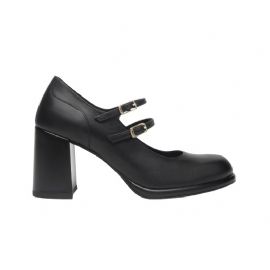 DECOLLETE' NEROGIARDINI DONNA MARY JANE GUANTO NERO TPU SIRACUSA PLATO' TACCO 8CM I514320D/100