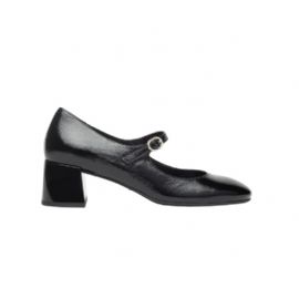 DECOLLETE' NEROGIARDINI DONNA MARY JANE NAPLAK NERO TPU OREO NERO TACCO 5CM I514360D/100