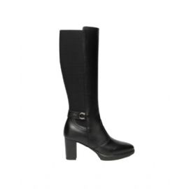 STIVALI NEROGIARDINI DONNA GUANTO NERO ELASTICO NERO PU.LESINA TACCO 7CM  I514600D/100