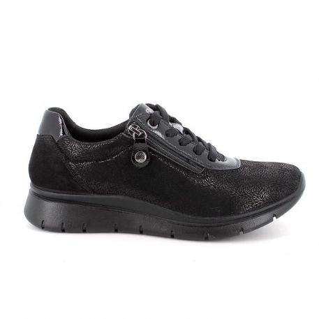 SNEAKERS ENVAL SOFT DONNA TES.DAV.STR/SCA NERO 8775200