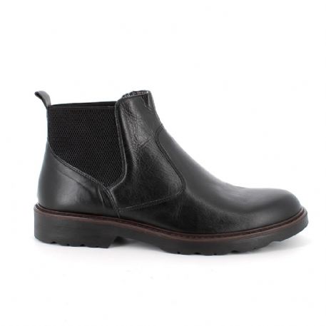 STIVALETTO IGI&CO UOMO CHELSEA VITELLO RAG NERO 8607800