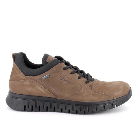 SNEAKERS IGI&CO UOMO  NABUK GUM FANGO CHIARO GORE-TEX 8619133