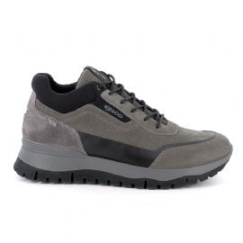 SNEAKERS IGI&CO UOMO  NABUK GUM GRIGIO SCURO 8642011